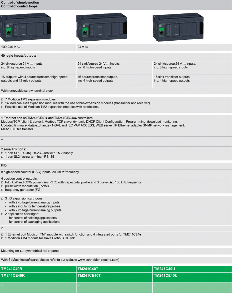 Modicon M241-42